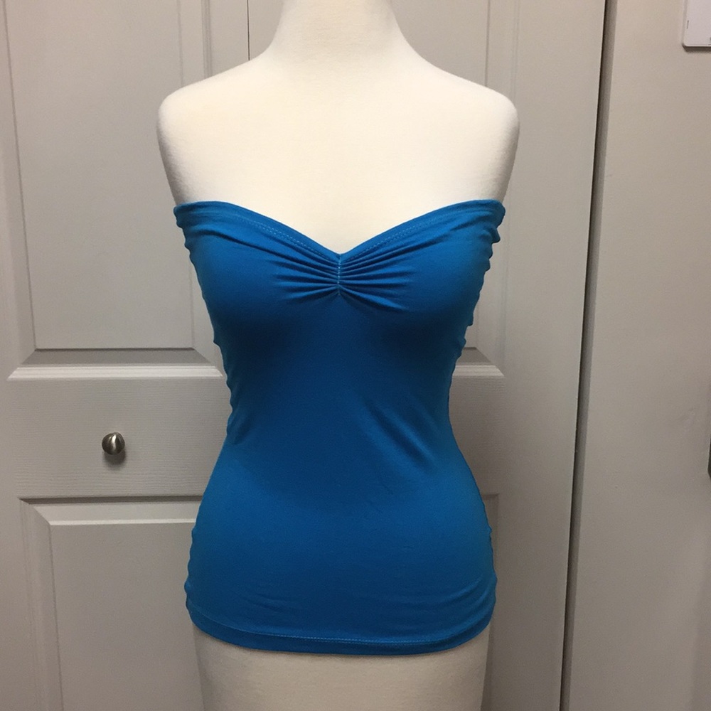 NWOT Hardley Dangerous Couture blue tube top M